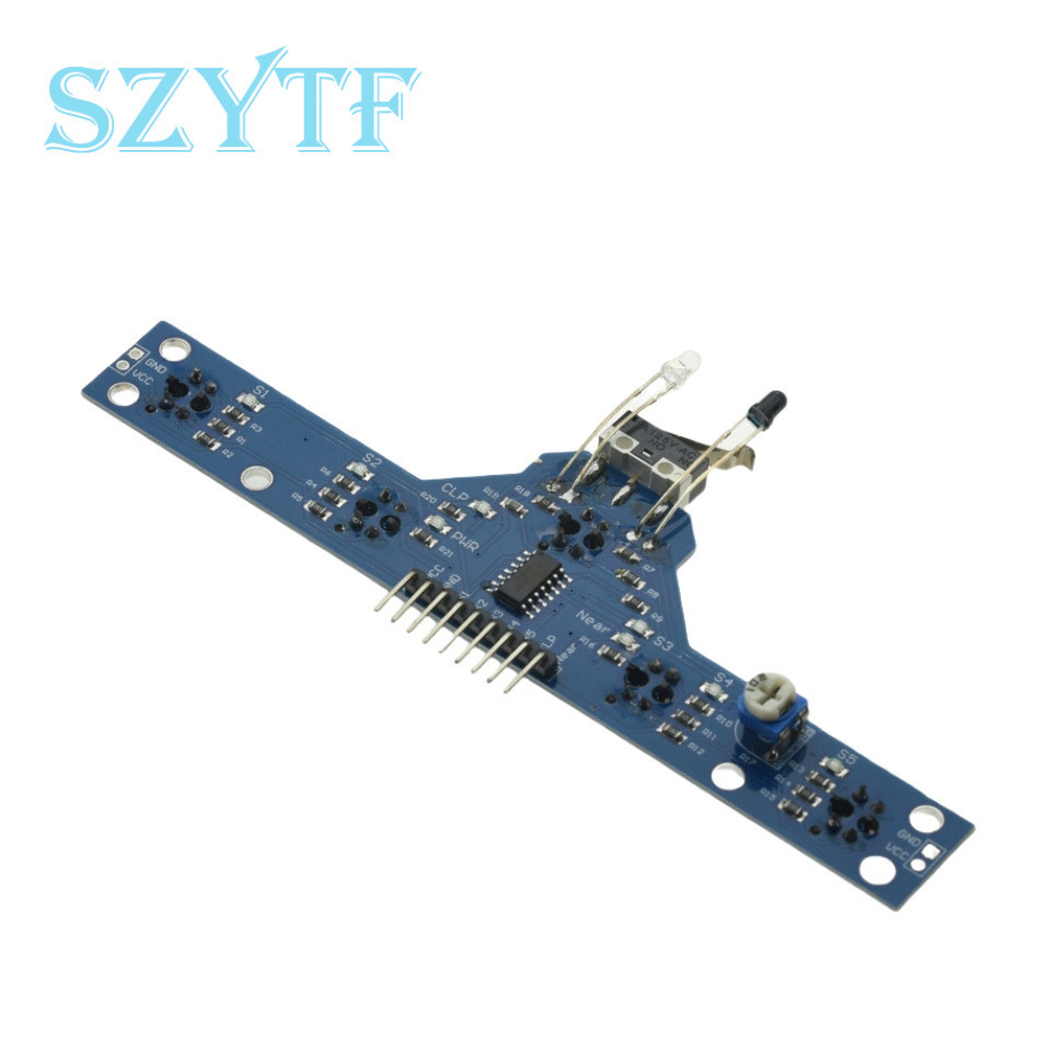 5 Way Infrared Tracing Sensor Module Obstacle Avoidance Patrol Line Detection Module product image