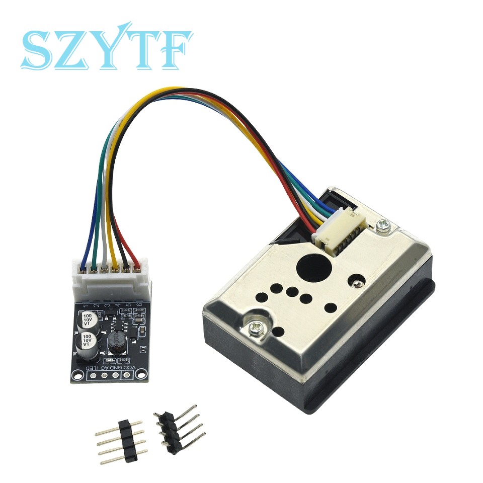 PM2.5 GP2Y1010AU0F Dust Sensor Kit Compatible With Raspberry PI DIY Module product image