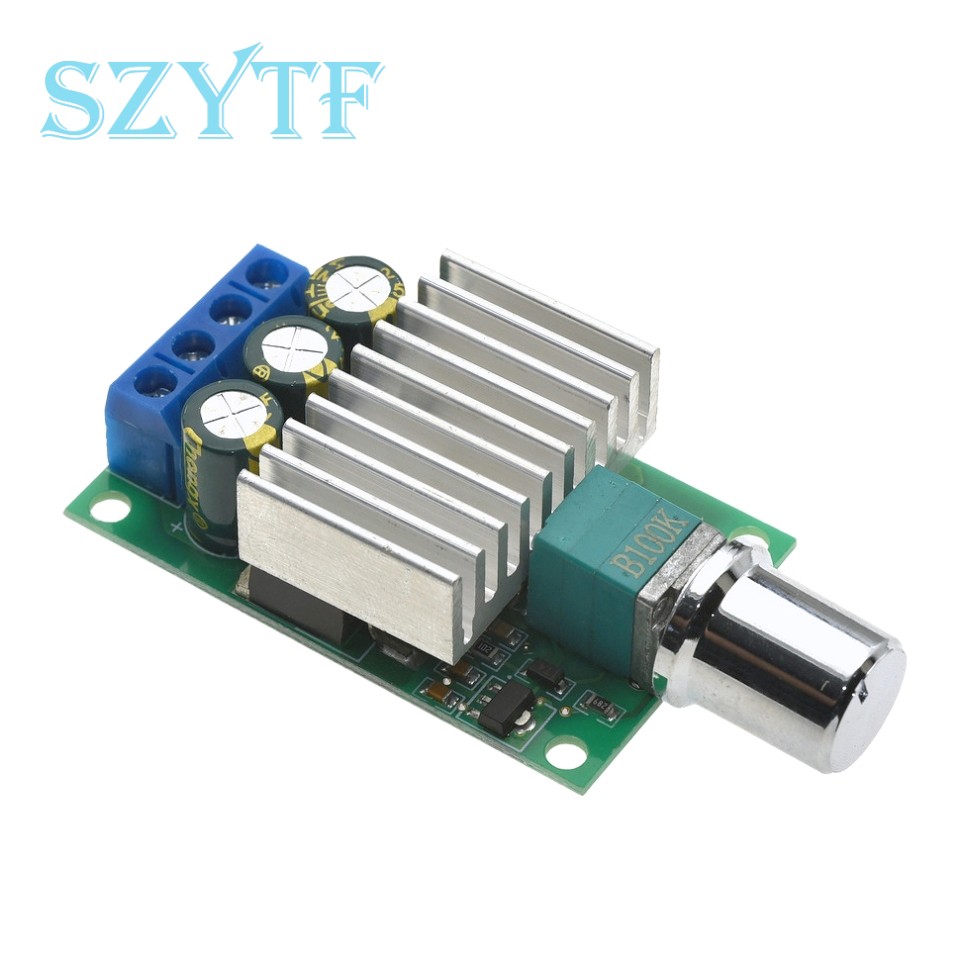 PWM DC Motor Speed Controller 10A 12V-30V Adjustable Speed Regulator Dimmer Switch for Fan Motor LED product image